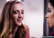 what happens when charles dera catches his two wives kissing then joins for epic threesome blowjobs and cum facial?