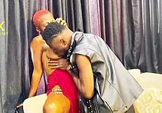 Horny teen classmates bend over for doggystyle pussy licking at wild party