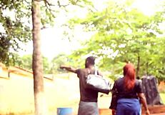 ebony wife cheats wildly as muscular colleague bangs her then husband