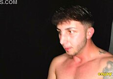 how do two wild asians lick Angelique Lapiedra's shaved pussy before threesome cum facial?!