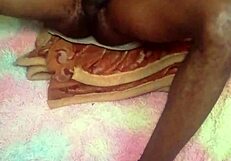 homemade ebony milf rides black cock reverse cowgirl with jiggling ass cheeks