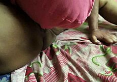 Nephew oils indian aunty's juicy ass during erotic massage then fucks her hard