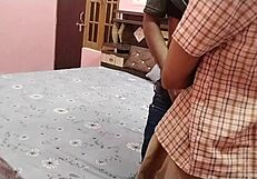 Desi 18yo virgin student teen fucked doggystyle first time with big boobs bouncing