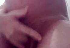 Pregnant blonde takes golden shower while bathing with friend