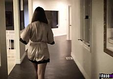 Three Huge Cocks Stuff Lena Paul’s Mouth with Massive Cum Loads