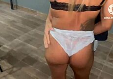 Tattooed Wife Rides Cuckold's Friend Cock Passionately in Hot 1on1 Steamy Session