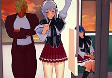 Xenovia's Wild NTR Blowjob on Best Friend's Boyfriend Drives Hentai Madness