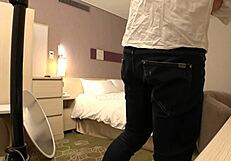 Japanese j-cup idol's massive natural tits bounced in secret creampie and facial fuck