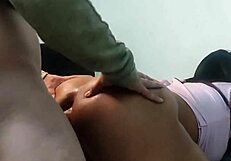 Colombian prepago's tight asshole gaped raw and creampied no condom