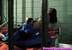 ever wonder how les inmates lick pussy scissor and trib to orgasm in prison cell muff diving frenzy?