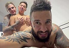 deep thrusts hit ass and hairy pussy till we cum together