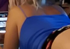 My horny mexican latina stepsister watches porn in her bedroom alone