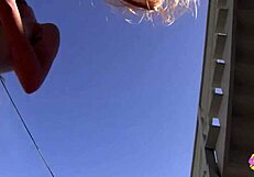 Brunette's Big Tits Bounce as Massive Dildo Stretches Wet Tight Pussy