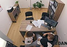 uhh got the loan cuz i blew him then fucked wild on office desk