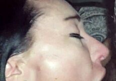 watch this whore wife choke on monster cock while riding huge dick