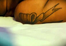 stepmom sneaks a wet pussy rub while stepson watches 👀