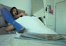 he craved real woman scent so i let him fuck mommy tight pussy