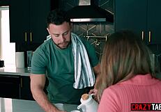 her huge tits heave desperately as this big cock teen 18+ codi vore begs for rough home fuck to stay warm