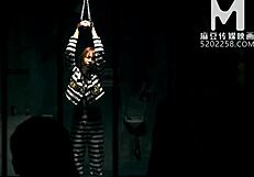 ASIA MEDIA MODEL LOCKED IN JAIL FOR BONDAGE CREAMPIE PUNISHMENT