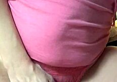 Rubbing clit leads to golden shower piss play and leg-shaking orgasm