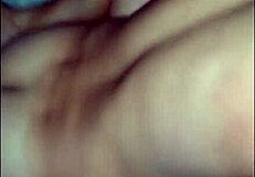 karina's bareback creampie threesome with young lovers humiliates cuckold husband