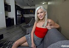 Kiara Cole gulps studs huge cock deepthroat then swallows every drop bent over