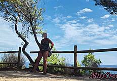 strangers caught me flashing pussy in park now finger me to squirt!