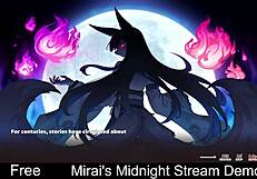 mirai's midnight nude dating game stream demo fun