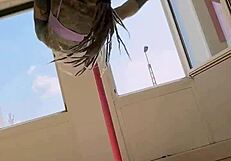 Ever Wonder How Pole Dancing Feels So Good? 2beepole Teaches Inkedgirl New Skills!