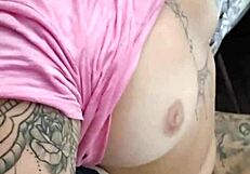 Man deposits massive cum stock entirely inside tight vagina huge creampie finish