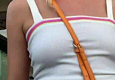 Petite Slut Khloe Kapri Sucks Cock Publicly!