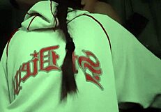 Stepsisters sneak licks and orgasms under panties away from parents passionate play