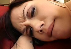 bend over teen my big cock fills your fuck hole crystal clear