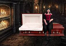 granny peggy sue gags deep on cock before swallowing hot cum facial!