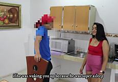 I share intimate moments with milf stepmom samantha caliente while stepdad travels full story