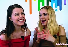 hey check out our real threesome with these horny teens