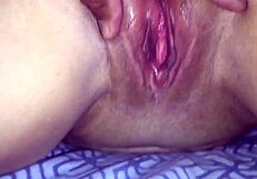 Playing with hot girl's pussy and ass doggystyle fun