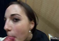 Luscious Czech teen stripped teased and pov nailed in hypermarket