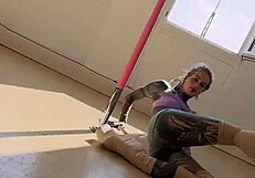 Ever Wonder How Pole Dancing Feels So Good? 2beepole Teaches Inkedgirl New Skills!