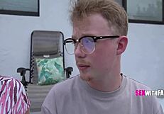 stepmom's jiggly tits and ass fit perfectly on that cock pov