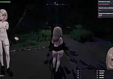 Anime Exhibitionist Teen Flashes Big Tits Secretly