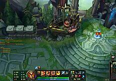 Old Outdoor Deepthroat with Natural Tits Bouncing in Gromp Action