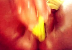 Indian housewife rams vegetable deep in wet pussy homemade