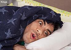 wake up to this hot pussy licking in the bedroom reality style