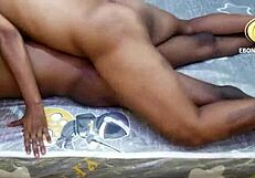 EBONY PRINCESS BANGS HUGE BLACK COCKS IN WILD GROUP DOUBLE PENETRATION ORGY!