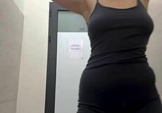 i can't believe how this curvy bbw teen with big natural tits fucks so hard outdoors in public until she cums shaking