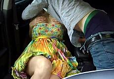 russian milf alina tumanova deepthroats in taxi harassment thrill