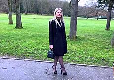 naughty 28yo georgia in stockings hints at rough pounding on her big tits ass