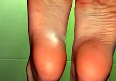 White Girl Teases with Socks and Toes in Cash Feet Fetish Session