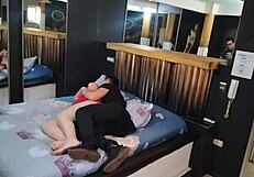 Big ass stepmom alone when burglar breaks in for rough pussy claim?